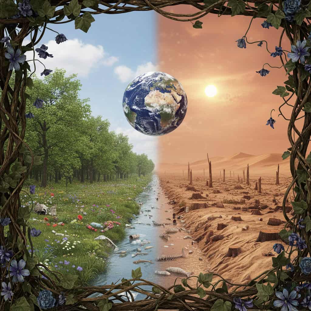 Bild das den Klimawandel symbolisiert