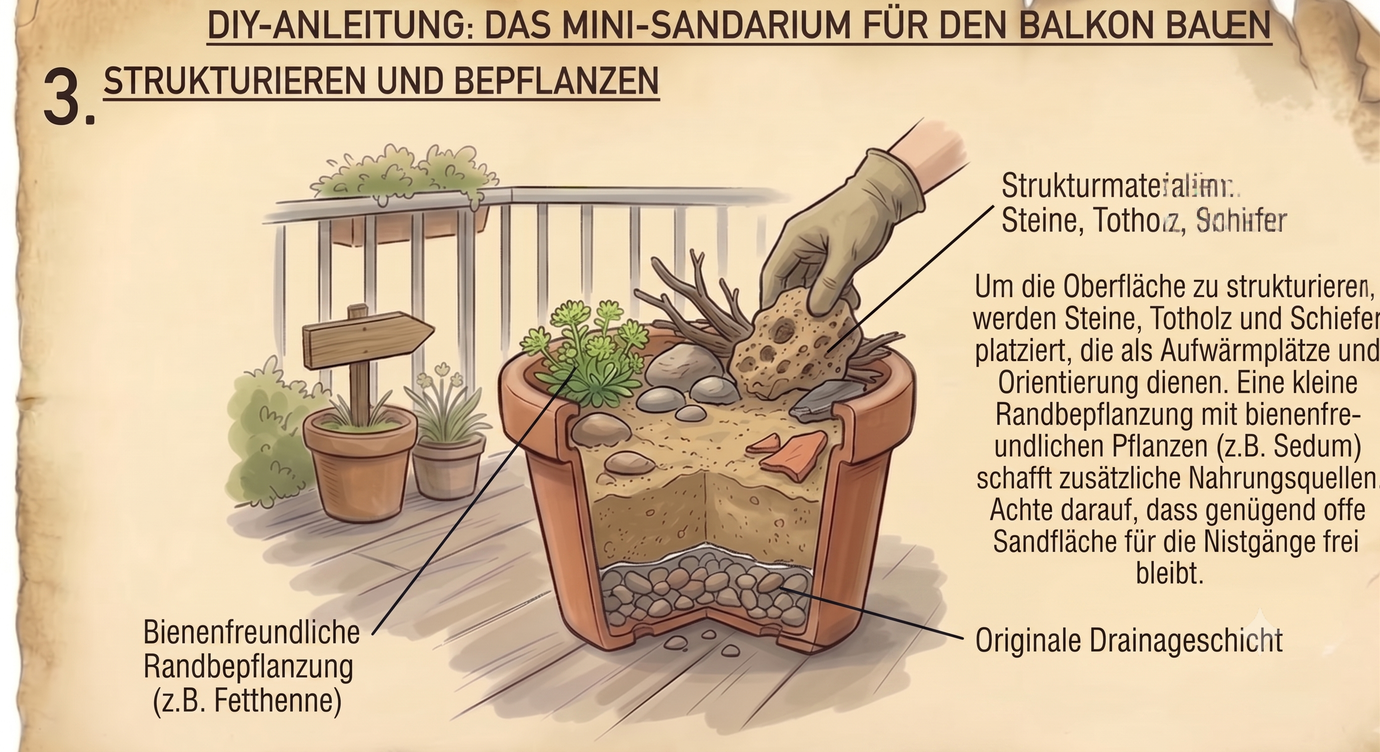 Schritt 3: Die Oberfläche strukturieren